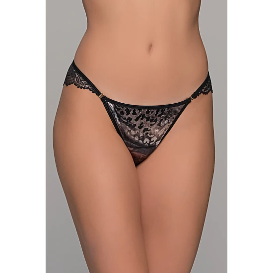 Σλιπ Brazil Δαντέλα και Βελούδο – Animal print Milena By Paris 008526-Animal print