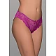 Ψηλόμεσο Σλίπ Δαντέλα   Magenta Milena By Paris 008528-Magenta