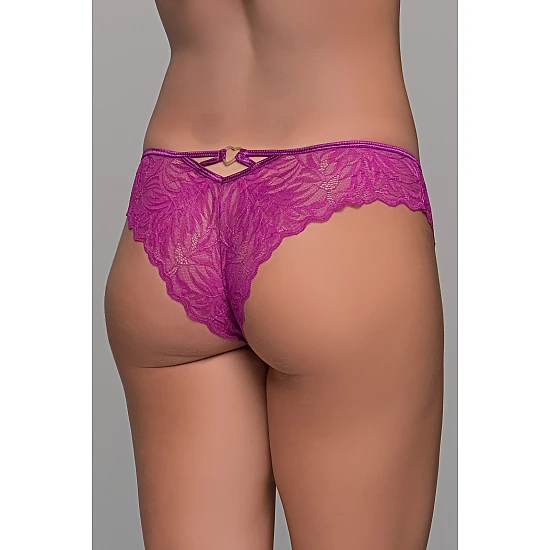 Δαντελένιο Σλιπ με Καρδούλα   Magenta Milena By Paris 008532-Magenta