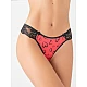 Brazil με Καρδούλες   Μαύρο κόκκινο Milena By Paris 008384-Τύπος