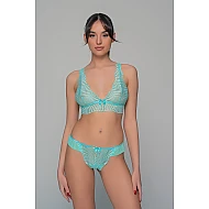 Δαντελένιο Σετ Εσωρούχων   Aqua Milena By Paris Set10202_8485-Aqua