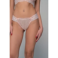 Brazilian Slip με Δαντέλα – Baby pink Milena By Paris 008486-Baby pink