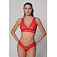 Δαντελένιο String – Κόκκινο Milena By Paris 007702-Κόκκινο