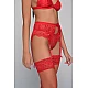 Δαντελένιο Brazilian Slip – Κόκκινο Milena By Paris 008469-Κόκκινο