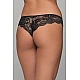 Δαντελένιο Brazilian Slip – Μαύρο Milena By Paris 008469-Μαύρο