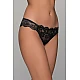 Δαντελένιο Brazilian Slip – Μαύρο Milena By Paris 008469-Μαύρο