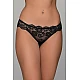 Δαντελένιο Brazilian Slip – Μαύρο Milena By Paris 008469-Μαύρο