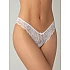 Νυφικό V cut Brazilian Σλιπ Δαντέλα – Λευκό Milena By Paris 008391-Λευκό