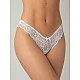 Νυφικό V cut Brazilian Σλιπ Δαντέλα – Λευκό Milena By Paris 008391-Λευκό