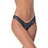 V cut Brazilian Σλιπ Δαντέλα – Μπλε Milena By Paris 008391-Μπλε