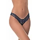 V cut Brazilian Σλιπ Δαντέλα – Μπλε Milena By Paris 008391-Μπλε
