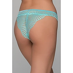 Δαντελένιο Σλιπ – Aqua Milena By Paris 008470-Aqua