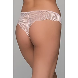 Δαντελένιο Σλιπ Μπραζίλ – Baby pink Milena By Paris 008487-Baby pink