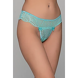 Δαντελένιο String – Aqua Milena By Paris 007701-Aqua