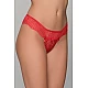 Δαντελένιο String – Κόκκινο Milena By Paris 007701-Κόκκινο