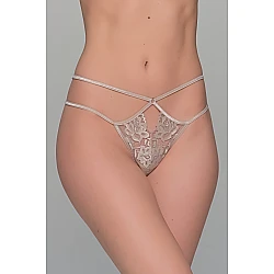 Δαντελένιο String Tanga   Άμμος Milena By Paris 007690-Άμμος