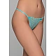 Δαντελένιο Tanga String – Aqua Milena By Paris 007718-Aqua
