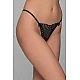 Δαντελένιο Tanga String – Μαύρο Milena By Paris 007718-Μαύρο