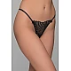 Δαντελένιο Tanga String – Μαύρο Milena By Paris 007718-Μαύρο