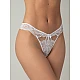 G string Δαντέλα   Λευκό Milena By Paris 006824-Λευκό