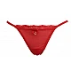 Γυναικείο Εσώρουχο G String Τούλι και Δαντέλα Milena By Paris V25-934-Κόκκινο