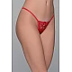 Γυναικείο Εσώρουχο G string Δαντέλα Milena By Paris C24-926-Κόκκινο