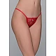 Γυναικείο Εσώρουχο Tanga String  Δαντέλα Milena By Paris C24-924-Κόκκινο