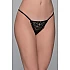 Γυναικείο Εσώρουχο Tanga String  Δαντέλα 2 Pack Milena By Paris C24-925-Mαύρο / Κόκκινο