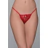 Γυναικείο Εσώρουχο Tanga String  Δαντέλα Milena By Paris C24-924-Κόκκινο