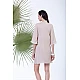 Καφτάνι Rayon με Διακοσμητικό Μοτίφ   Μπεζ Milena By Paris 040163-Μπεζ