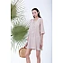 Καφτάνι Rayon με Διακοσμητικό Μοτίφ   Μπεζ Milena By Paris 040163-Μπεζ
