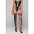 Κάλτσες Δερματίνη και Animal Print Τούλι   Τιγρέ Milena By Paris 005415-Τιγρέ