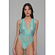 Κορμάκι String Δαντέλα   Aqua Milena By Paris 002506-Aqua