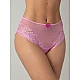 Σλιπ Μπικίνι Δαντέλα και Τούλι – Rose Pink Milena By Paris 008333-Rose Pink
