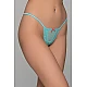 Micro G string Τούλι και Δαντέλα  Aqua Milena By Paris 006910-Aqua