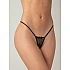 Mini Micro G string Δαντέλα   Μαύρο Milena By Paris 006825-Μαύρο