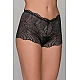 Ψηλόμεσο Μπόξερ Δαντέλα   Μαύρο Milena By Paris 001594-Μαύρο