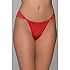 Σατέν Brazilian Slip με Δαντέλα – Κόκκινο Milena By Paris 008472-Κόκκινο