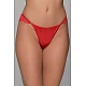 Σατέν Brazilian Slip με Δαντέλα – Κόκκινο Milena By Paris 008472-Κόκκινο