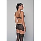 Sexy Σετ Εσωρούχων   Μαύρο Milena By Paris Set9192-Μαύρο
