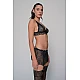 Sexy Σετ Εσωρούχων   Μαύρο Milena By Paris Set9192-Μαύρο