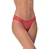 Brazilian Slip Τούλι & Δαντέλα Χρυσοκλωστή   Kόκκινο Milena By Paris 008443-Κόκκινο