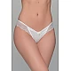 Σλιπ String Σατέν Ζακάρ και Δαντέλα   Ιβουάρ Milena By Paris 007689-Ιβουάρ