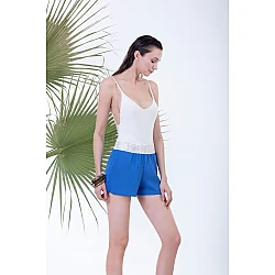 Σόρτς Rayon   Indigo Milena By Paris 040164-Indigo