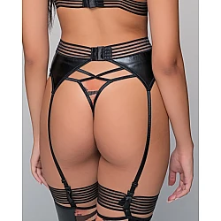 String Δερματίνη και Animal Print Τούλι – Τιγρέ Milena By Paris 007693-Τιγρέ