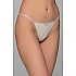 Tanga String  Ύφασμα Ριπ   Μπεζ Milena By Paris 007722-Μπεζ