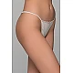 Tanga String  Ύφασμα Ριπ   Μπεζ Milena By Paris 007722-Μπεζ