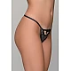 Tanga Brazilian Slip Δαντέλα – Ασημί Milena By Paris 008477-Ασημί