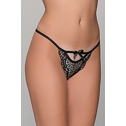 Tanga Brazilian Slip Δαντέλα – Ασημί Milena By Paris 008477-Ασημί