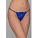 Tanga String Δαντέλα   Μπλε ρουά Milena By Paris 007713-Μπλε ρουά
